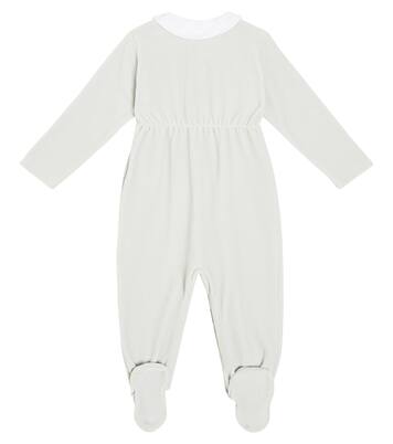 Baby Tilouan cotton velvet onesie | Bonpoint