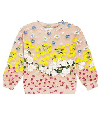 Sweat-shirt Maxi en coton à fleurs | Molo