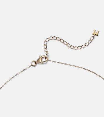 Collier en or 14 ct, malachite et diamant | Mateo