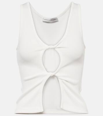 Cutout jersey tank top | Christopher Esber