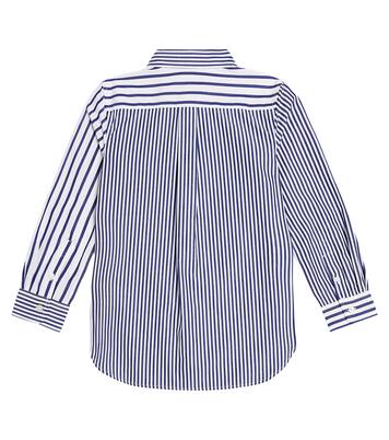 Striped cotton poplin shirt | Polo Ralph Lauren Kids
