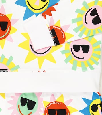 Printed cotton fleece sweatshirt and shorts set | Stella McCartney Kids