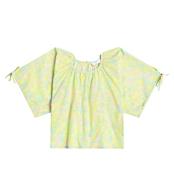 Printed cotton chiffon blouse | Paade Mode