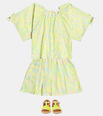 Printed cotton chiffon blouse | Paade Mode