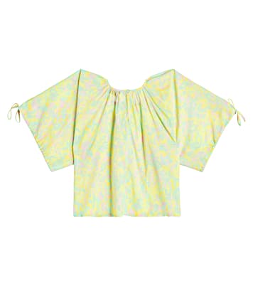 Printed cotton chiffon blouse | Paade Mode