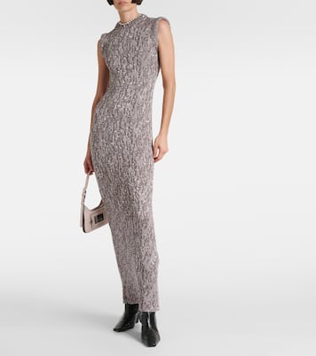 Abito lungo in jacquard con paillettes | Acne Studios
