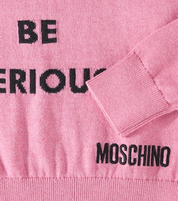Cotton and wool sweater | Moschino Kids