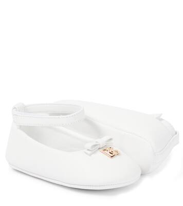 Baby leather ballet flats | Dolce&Gabbana Kids