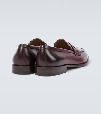 Perry leather penny loafers | Manolo Blahnik