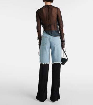 Mobius sheer silk top | Christopher Esber