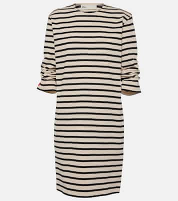 Striped cotton minidress | Tory Burch
