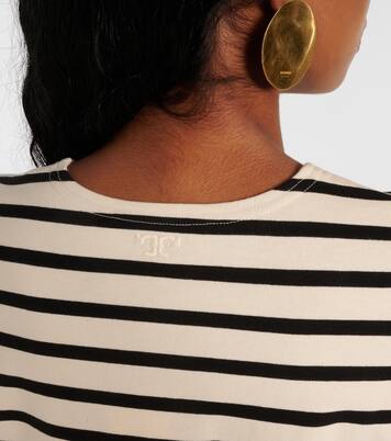Striped cotton minidress | Tory Burch