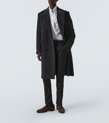 Bradley II suede penny loafers | George Cleverley