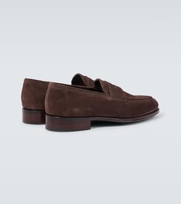 Bradley II suede penny loafers | George Cleverley