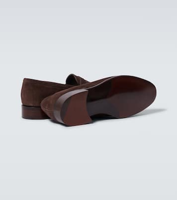 Bradley II suede penny loafers | George Cleverley