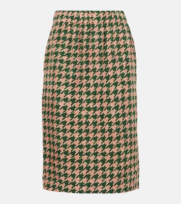 Houndstooth pencil skirt | Dries Van Noten