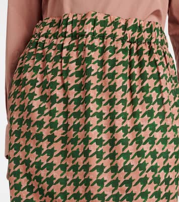 Houndstooth pencil skirt | Dries Van Noten