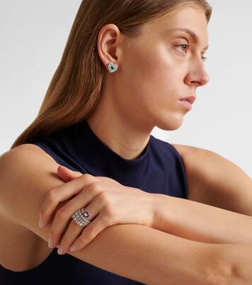 Bague en or blanc 18 ct et diamants | Kamyen