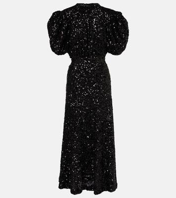 Robe midi à sequins | Rotate