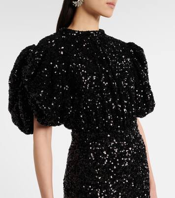 Robe midi à sequins | Rotate