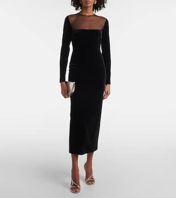 Velvet minidress | Alex Perry