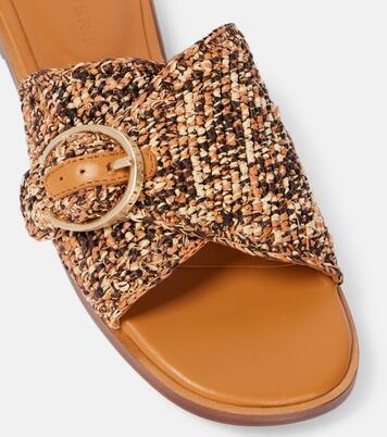 Irme raffia slides | Clergerie