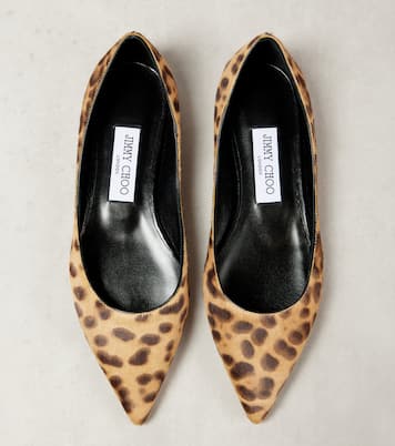 Love leopard-print ballet flats | Jimmy Choo