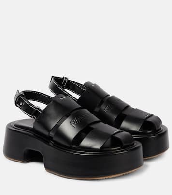 Plateausandalen aus Leder | JW Anderson