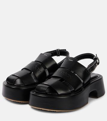 Plateausandalen aus Leder | JW Anderson
