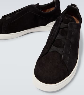 Triple Stitch suede sneakers | Zegna