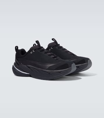 حذاء سنيكرز مقلّم بالجلد Elevon X | Hoka One One