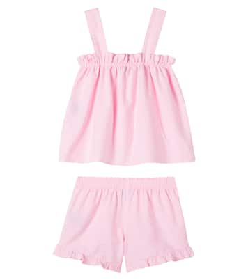 Set Gleep aus Top und Shorts aus Baumwolle | Vilebrequin Kids
