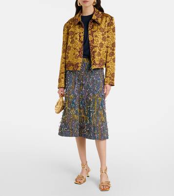 Sandalen Teresa 60 aus Metallic-Leder | Souliers Martinez