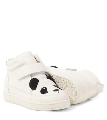 Mika Panda leather sneakers | Donsje
