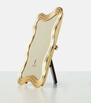 Ripple 24kt gold-plated picture frame | L'Objet
