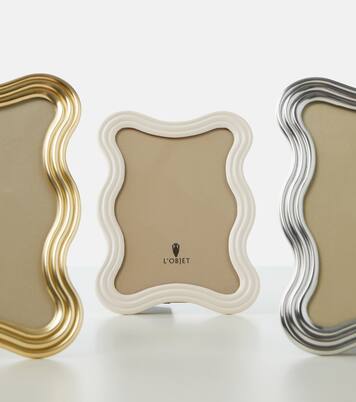 Ripple 24kt gold-plated picture frame | L'Objet