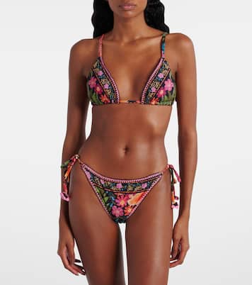 Bikini-Höschen Stitched Garden Tapestry | Farm Rio