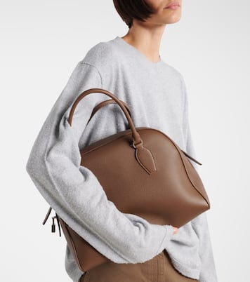 India 12 Medium leather tote bag | The Row