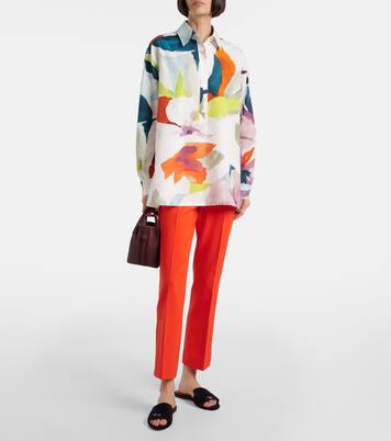 Gerade High-Rise-Hose Nepeta | Max Mara