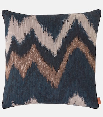 Zigzag cotton-blend cushion | Missoni