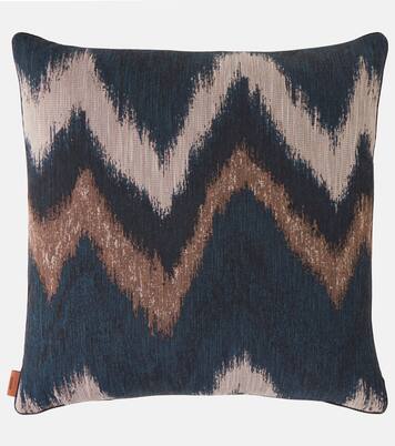 Zigzag cotton-blend cushion | Missoni