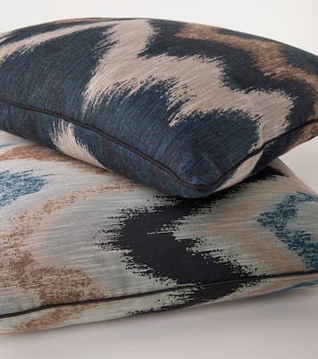 Zigzag cotton-blend cushion | Missoni