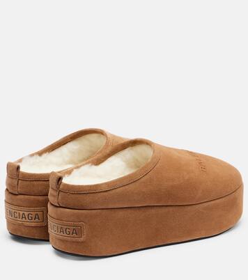 Slippers Alaska aus Veloursleder | Balenciaga