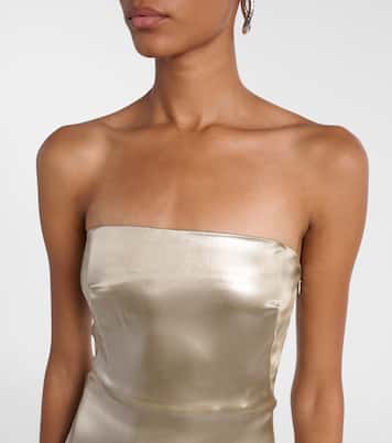 Vestido de fiesta de satén | Galvan