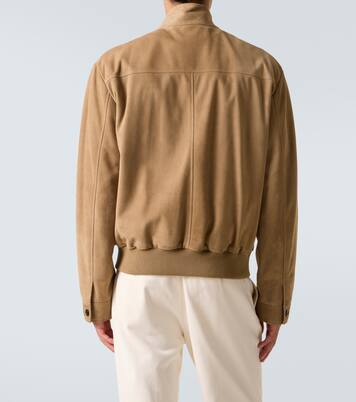 Bomberjacke aus Veloursleder | Dolce&Gabbana