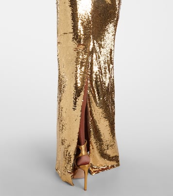 Robe longue à sequins | Monique Lhuillier