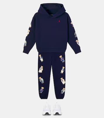 Polo Bear cotton-blend fleece hoodie | Polo Ralph Lauren Kids
