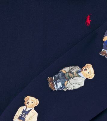 Polo Bear cotton-blend fleece hoodie | Polo Ralph Lauren Kids