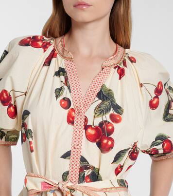 Robe chemise Notes From The Road imprimée en coton | Camilla