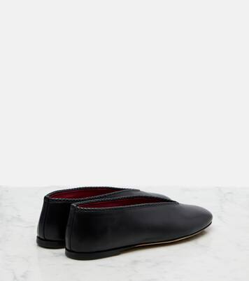 Rosa leather ballet flats | Bottega Veneta